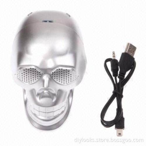 Wholesale Skull Design Multifunction Speaker with 100Hz-18kHz Frequency Range, Sized 11 x 8 x 7cm